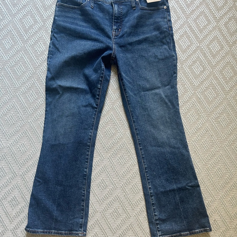 Madewell Kick out Crop Jeans NWT